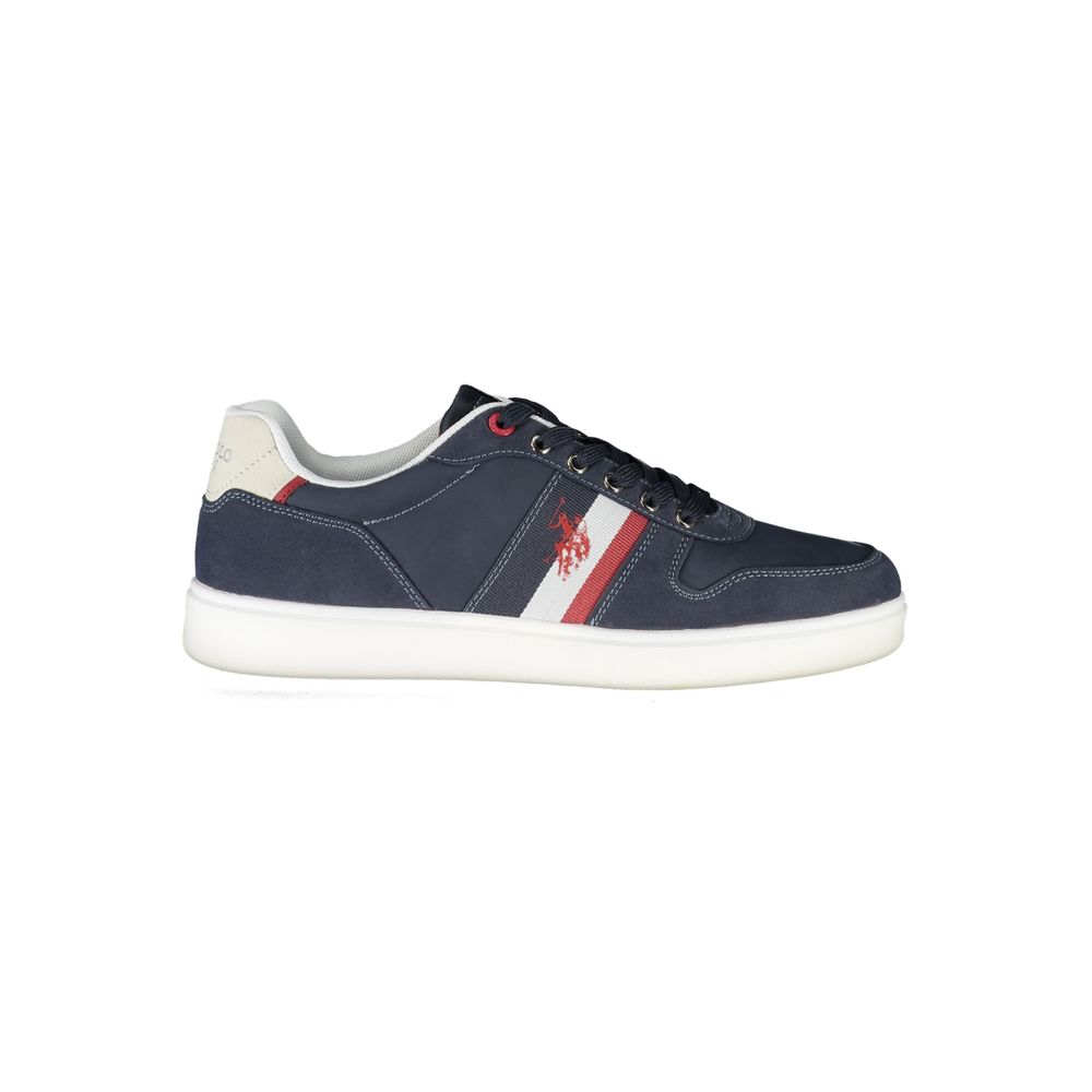 Blue Polyester Sneaker