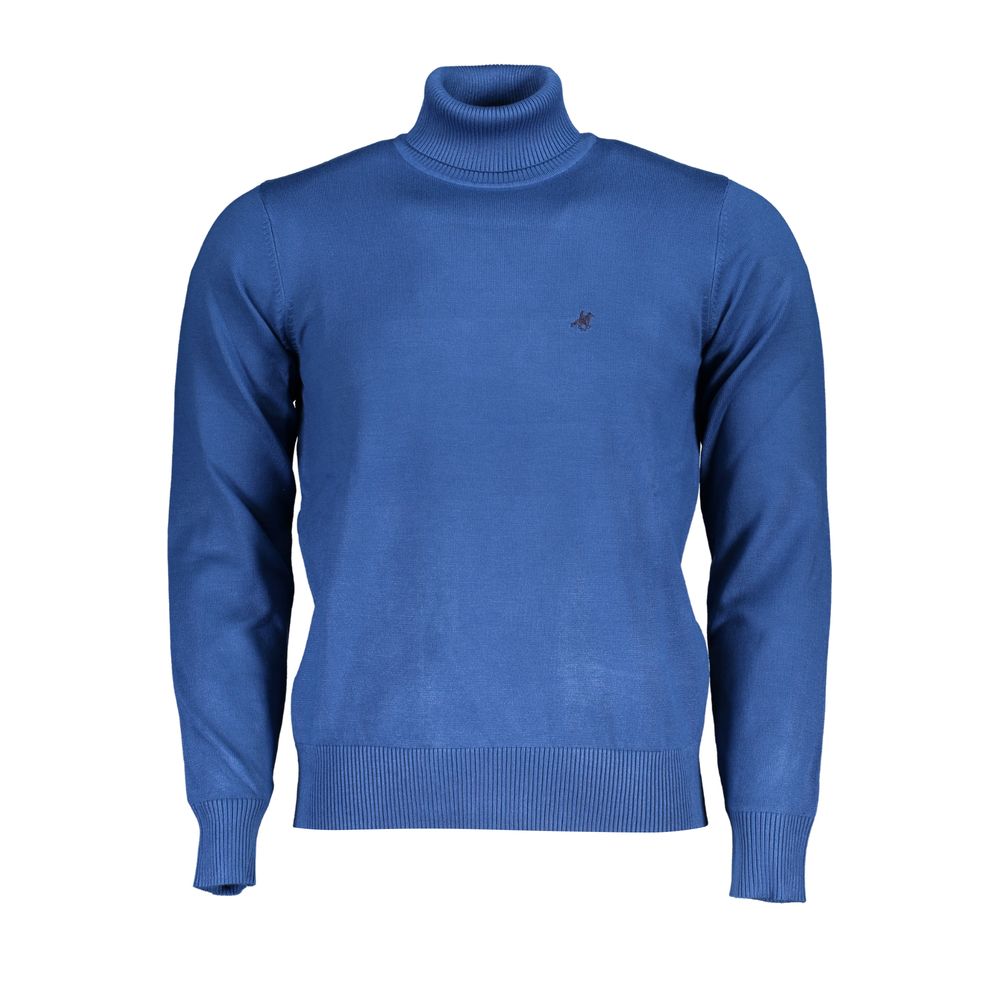 Blue Nylon Sweater