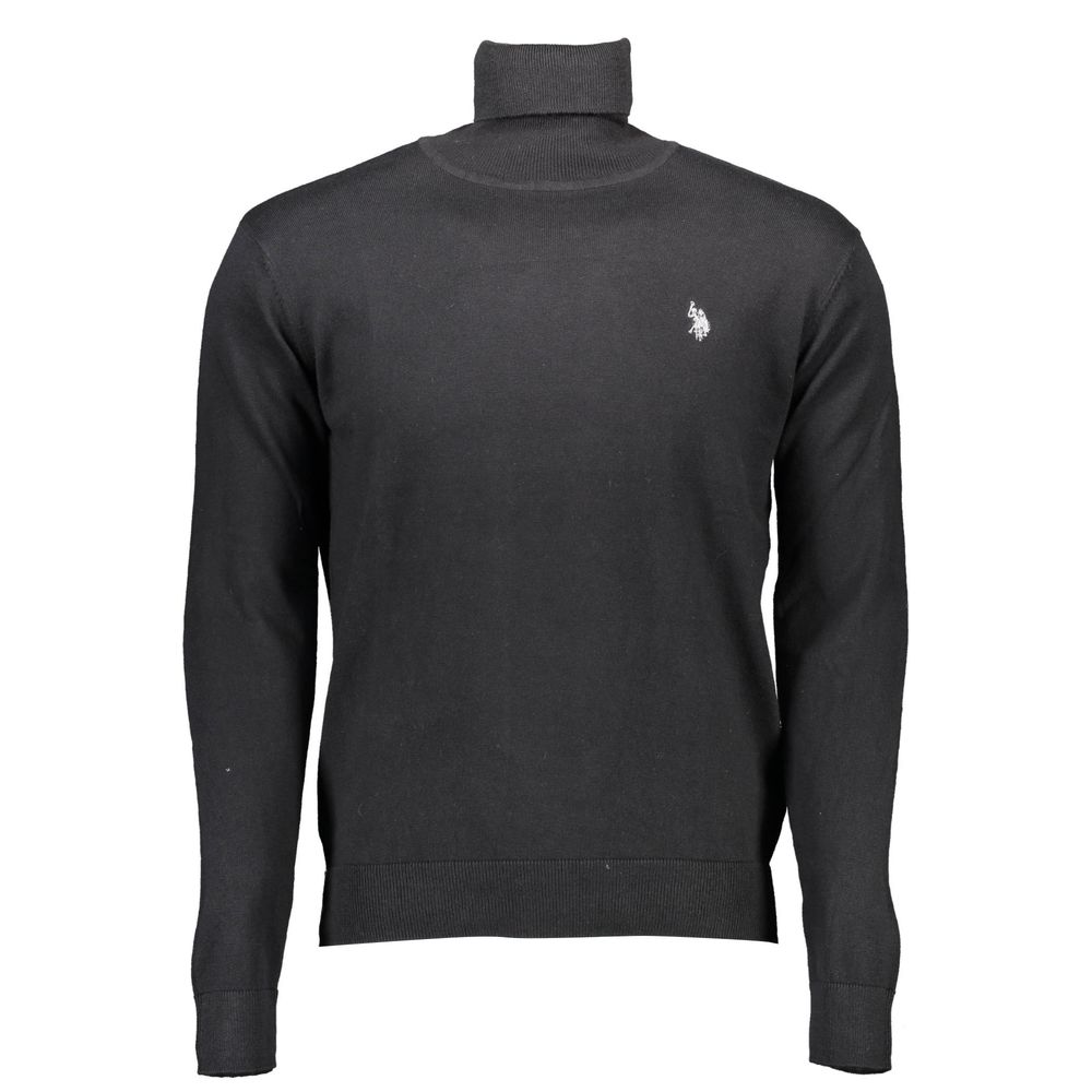 Black Cotton Sweater