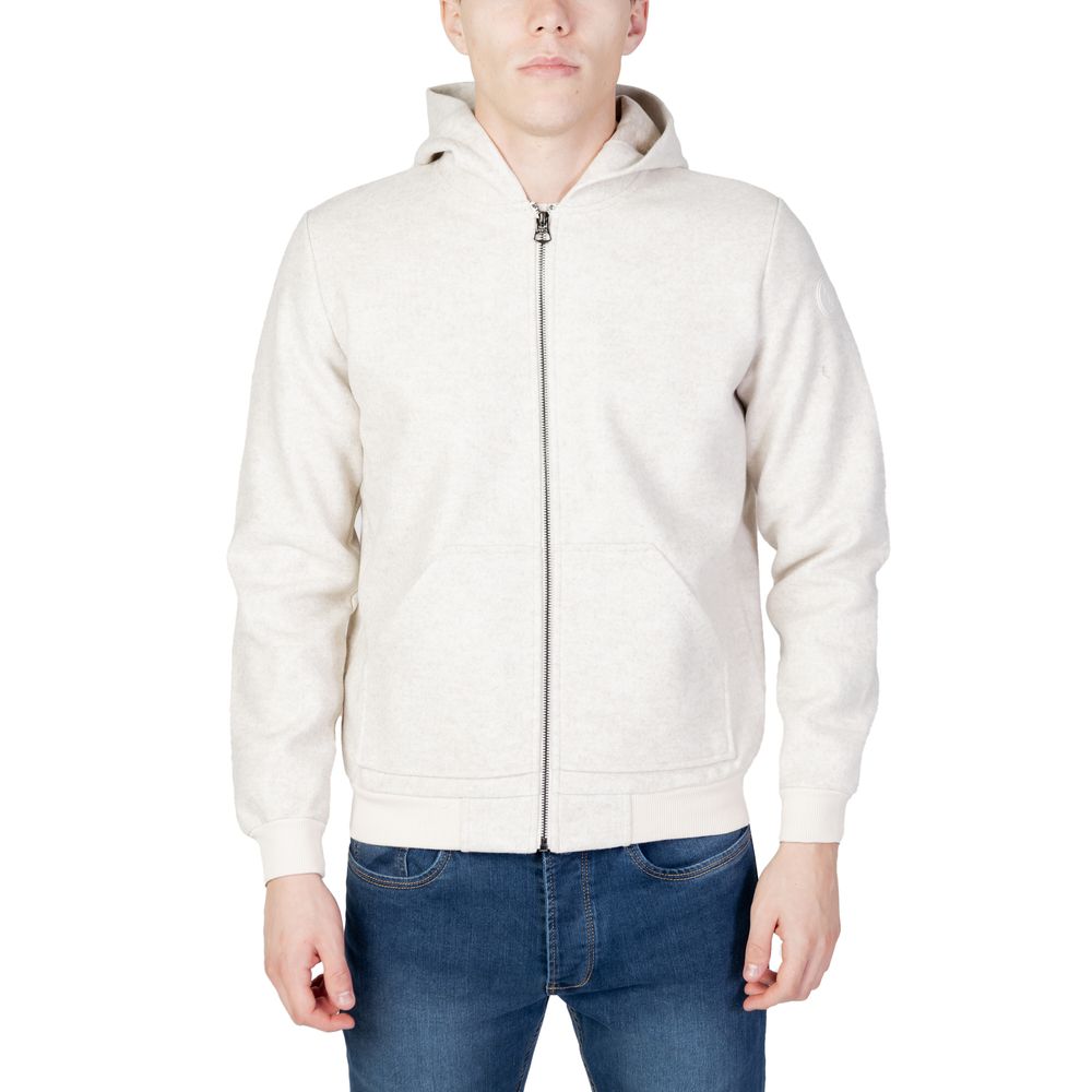 Beige Polyester Jackets & Coat