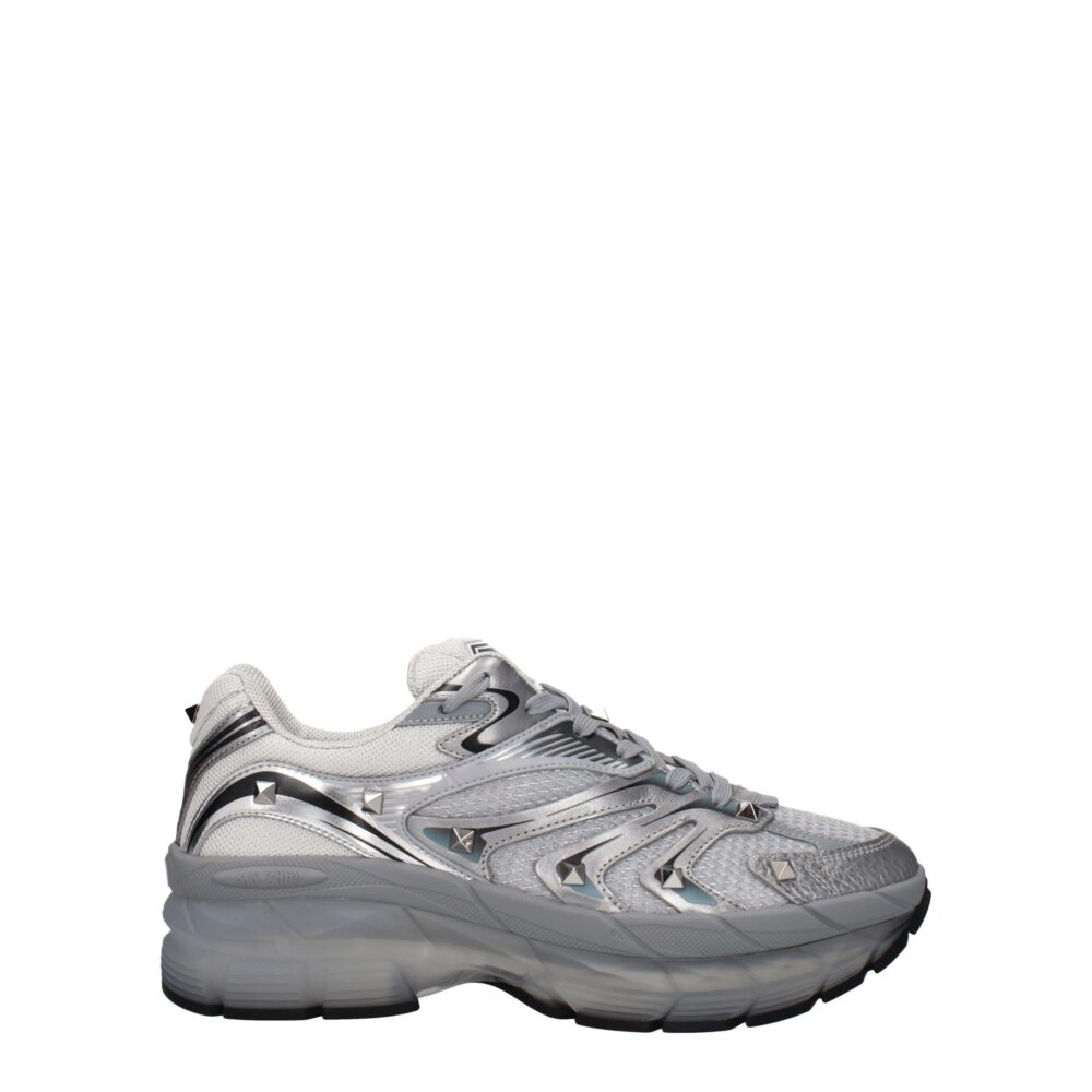 Gray Fabric Sneakers
