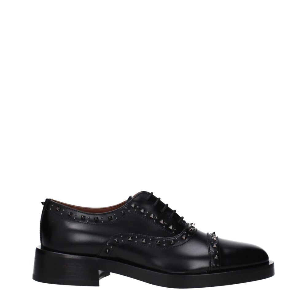 Black Leather Oxfords And Derby