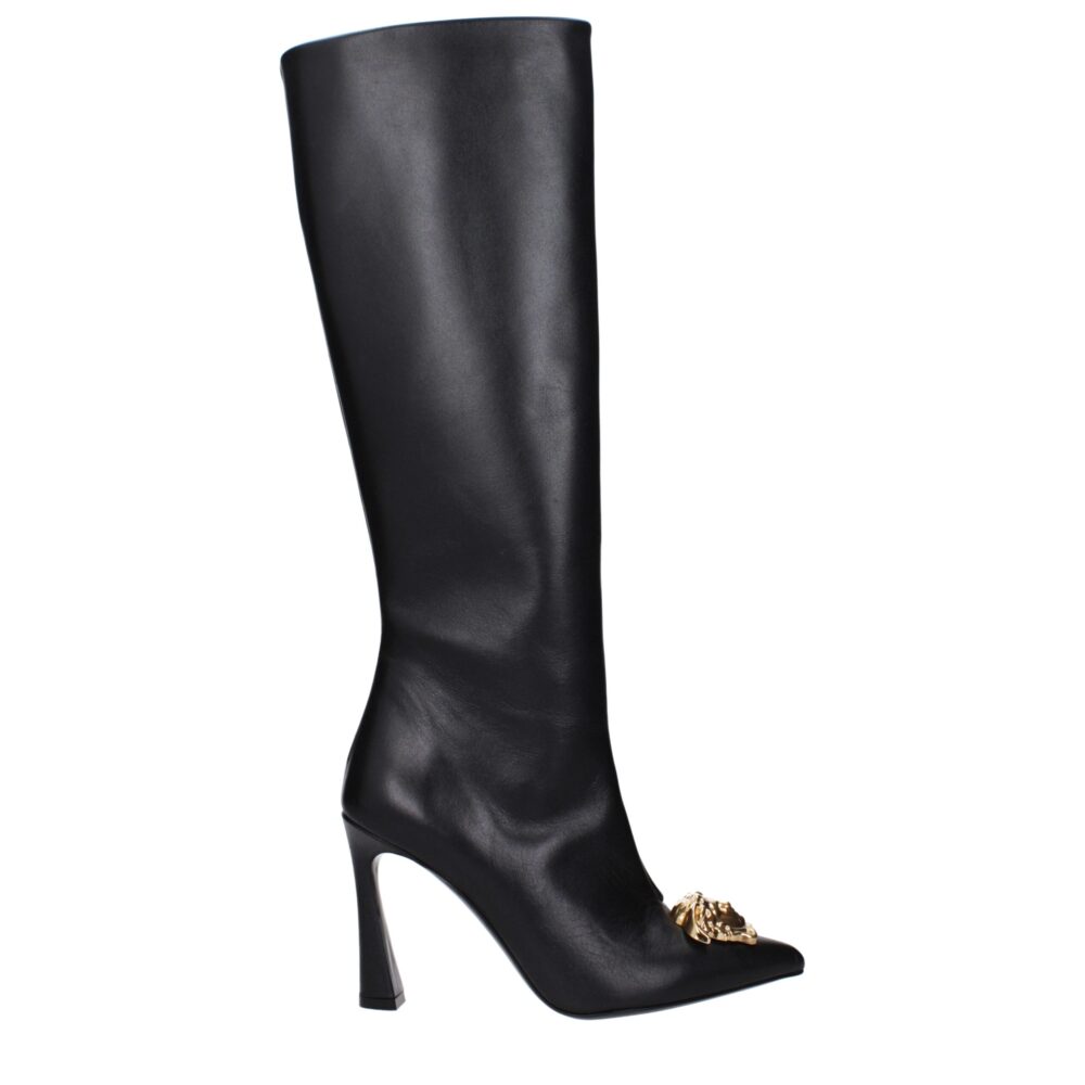 Black Leather Boot