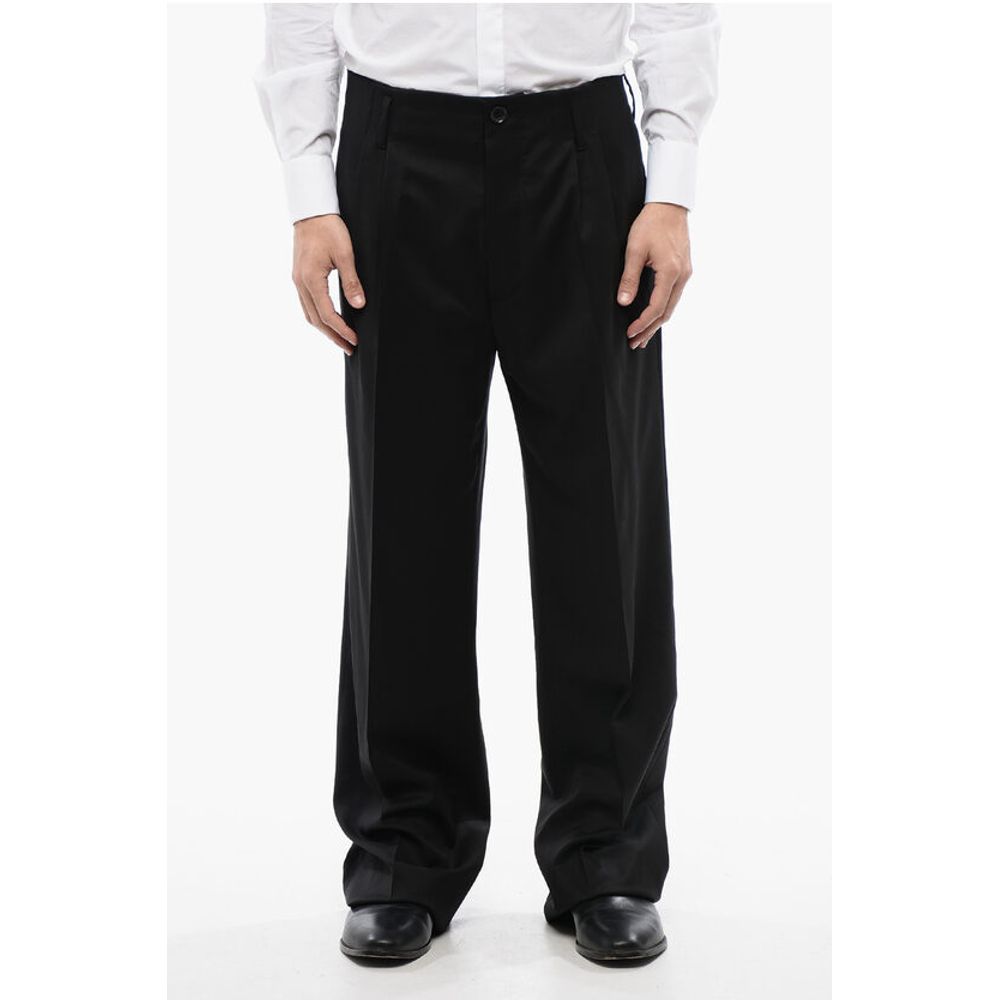 Wide Leg Virgin Wool RAF Pants