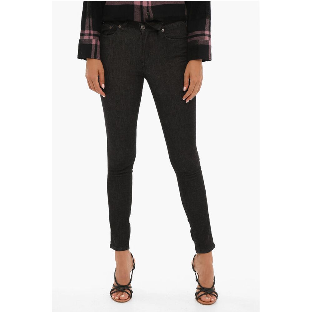 Skinny Fit Jeans with Logo-Buttons 12,5cm