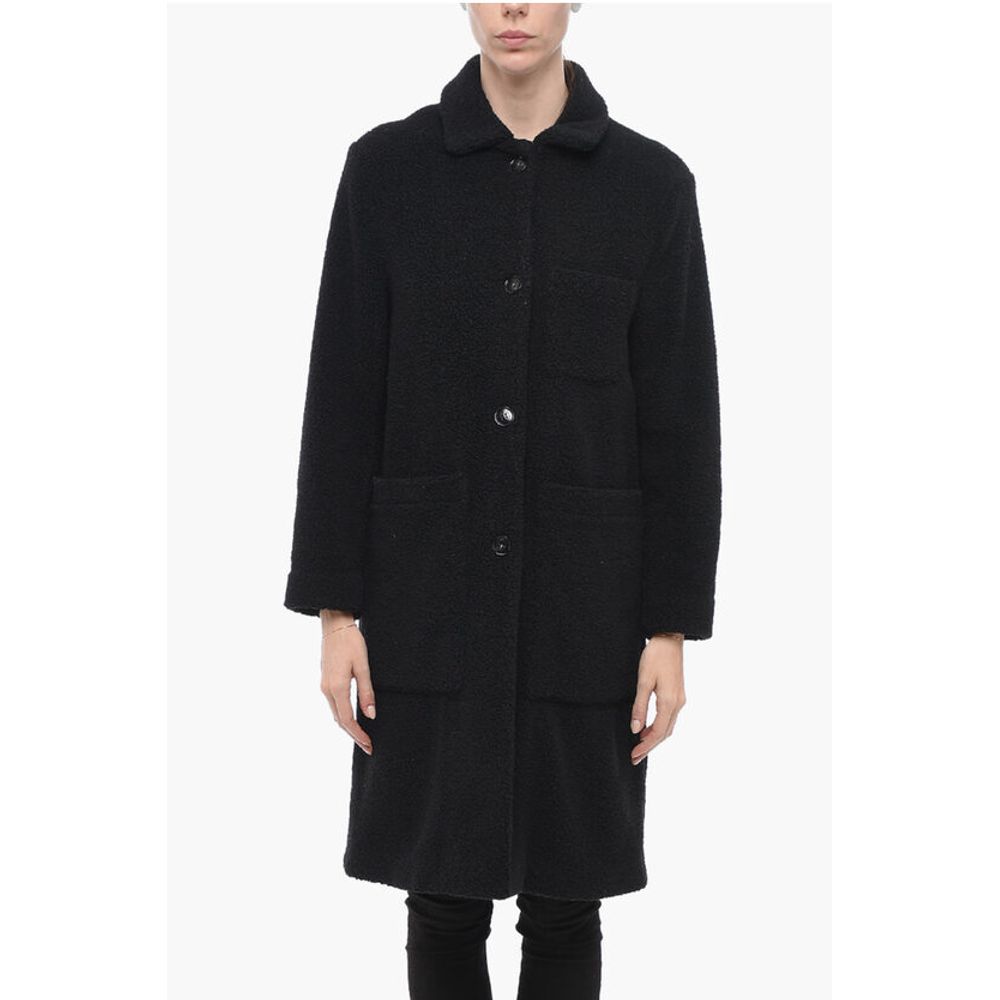 Faux-fur HAZELTON Coat with Maxi Pockets