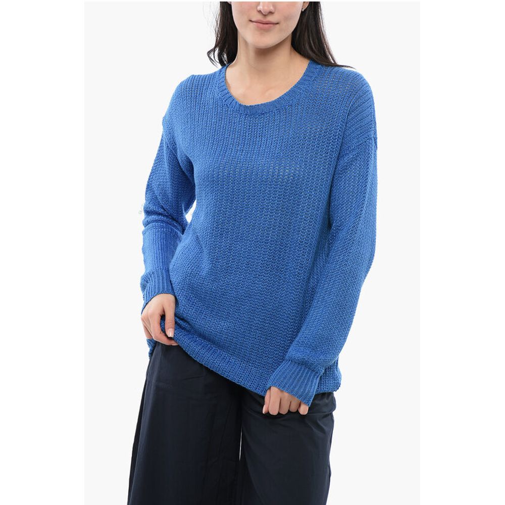 Crew Neck Linen Sweater
