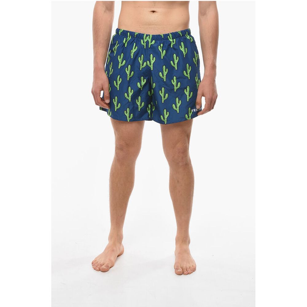 All Over Cactus Printed Swim Shorts