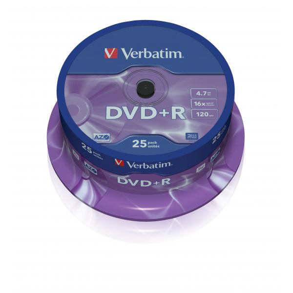 Verbatim DataLifePlus - 25 DVD+R - 4,7 GB 16x