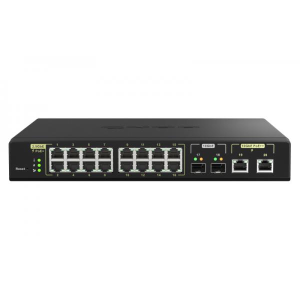 QNAP QSW-M2116P-2T2S - Switch - gestito - 16 x 100/1000/2,5G (PoE+)