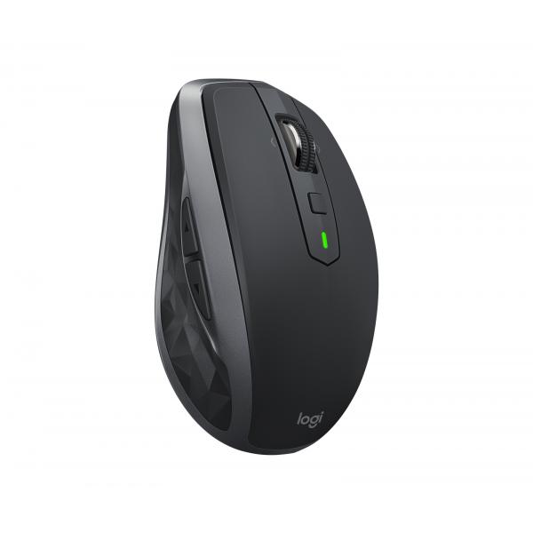 Logitech MX Anywhere 2S - Mouse - Laser - 7 pulsanti - wireless - 2,4 GHz, Bluetooth - ricevitore wireless (USB)