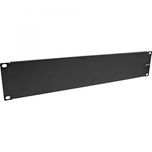 InLine 19" Blindplatte - 2HE - RAL 9005 schwarz