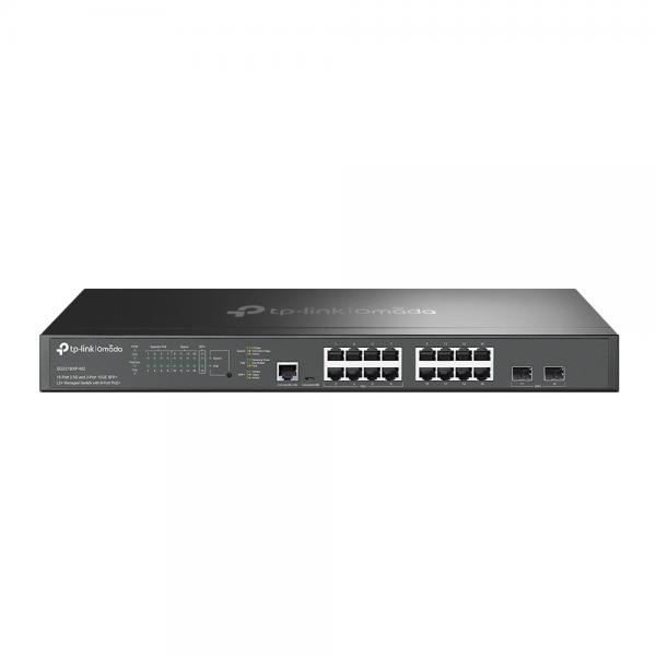TP-LINK Omada SG3218XP-M2 V1.6 - Switch - L2+ - gestito - 8 x 2,5GBase-T + 8 x 100/1000/2,5G (PoE+)