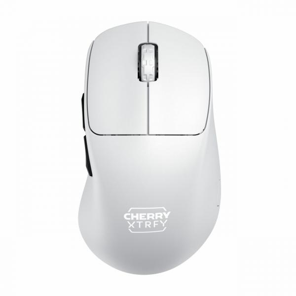 Cherry Xtrfy M64 Pro - mouse - ergonomico - ottico - 5 pulsanti - wireless - 2,4 GHz - ricevitore wireless (USB)
