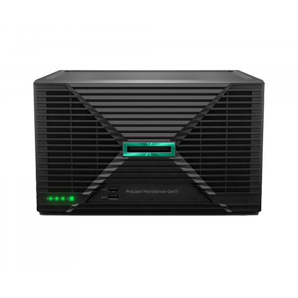 HPE ProLiant MicroServer Gen11 - Server - Montaggio su rack - 1 via - 1 x Pentium Gold G7400 / 3,7 GHz - RAM 16 GB - SATA - non sostituibile a caldo 8,9 cm (3,5") (Smart Choice)