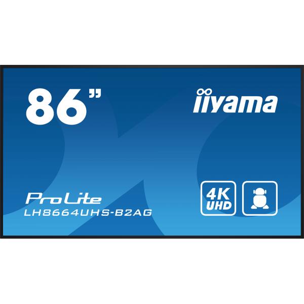 Iiyama ProLite LH8664UHS-B2AG - Classe diagonale 218 cm (86") (217,4 cm (85,6")