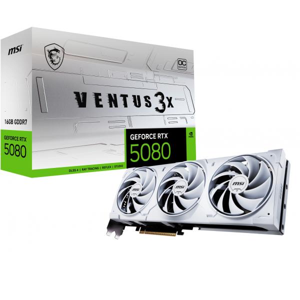 MSI GeForce RTX 5080 16G VENTUS 3X OC - Grafikkarten