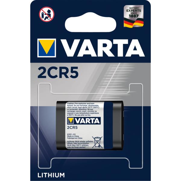Varta Professional - Batteria 2CR5 - Li - 1600