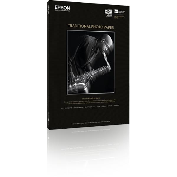 Carta fotografica tradizionale Epson - A3 plus (329 x 423 mm)