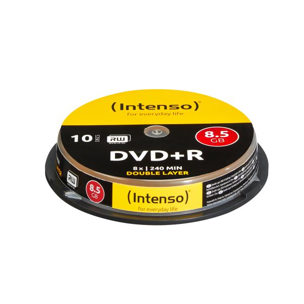 Intenso 10 x DVD+R DL - 8,5 GB 8x - Fuso