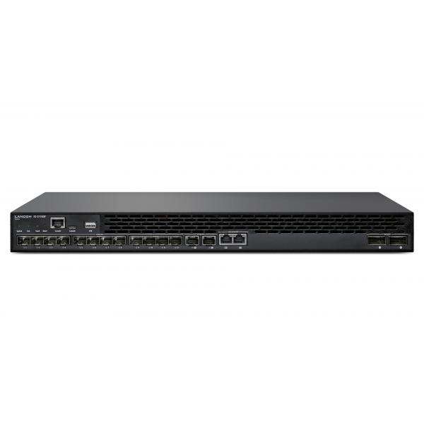 Lancom XS-5116QF - Switch - L3 - managed - 12 x 1 Gigabit / 10 Gigabit SFP+ + 2 x Combo 1/2.5/5/10 Gigabit Ethernet / 1/10 Gigabit SFP+ + 2 x 40 Gigabit QSFP+ (Uplink/Stacking)