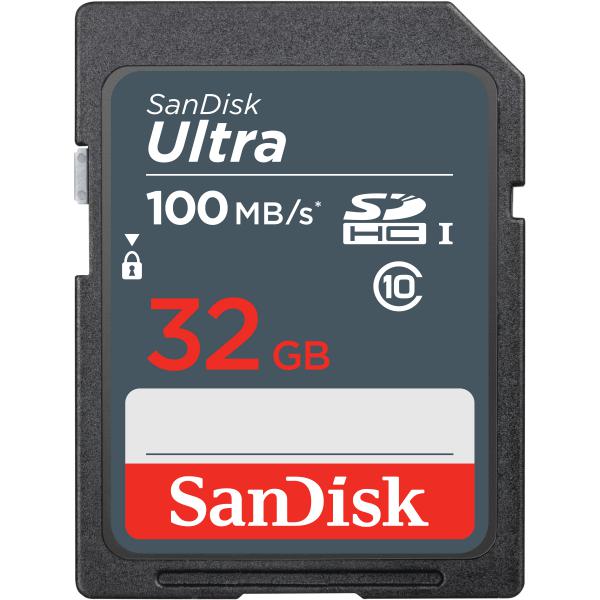 SanDisk Ultra - Scheda di memoria flash - 32 GB - UHS Classe 1/Classe 10