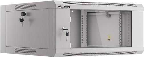 Lanberg WFFA-5604-10S Rack 4U Wandmontiertes Regal Grau (WFFA-5604-10S)