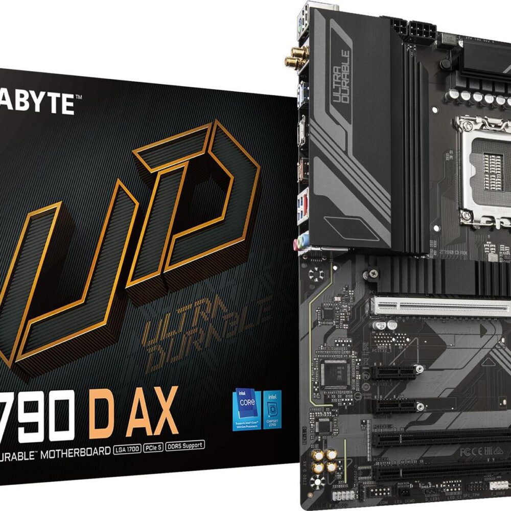 Gigabyte Z790 D AX - 1,0 - Motherboard - ATX - LGA1700-Sockel - Z790 Chipsatz - USB-C 3,2 Gen2, USB-C 3,2 Gen 1, USB 3,2 Gen 2, USB 3,2 Gen 1 - 2,5 Gigabit LAN, Wi-Fi 6, Bluetooth - Onboard-Grafik (C