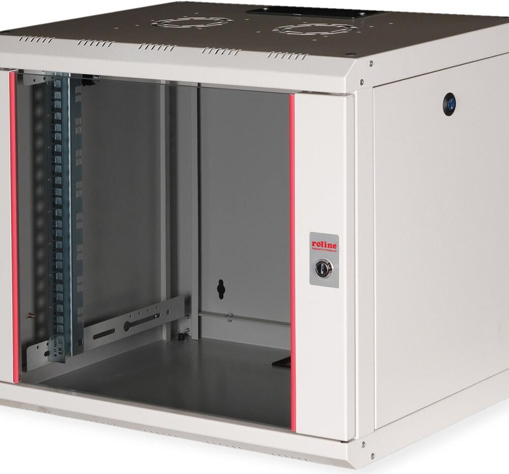 ROLINE 19 Zoll Wandgehäuse Pro 9 HE 450x600 BxT grau - Wandgehäuse (26.21.0002)