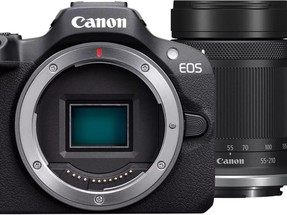 Canon EOS R100 + RF-S 18-45mm F4.5-6.3 IS STM + RF-S 55-200mm F5-7.1 IS STM Kit (6052C023)