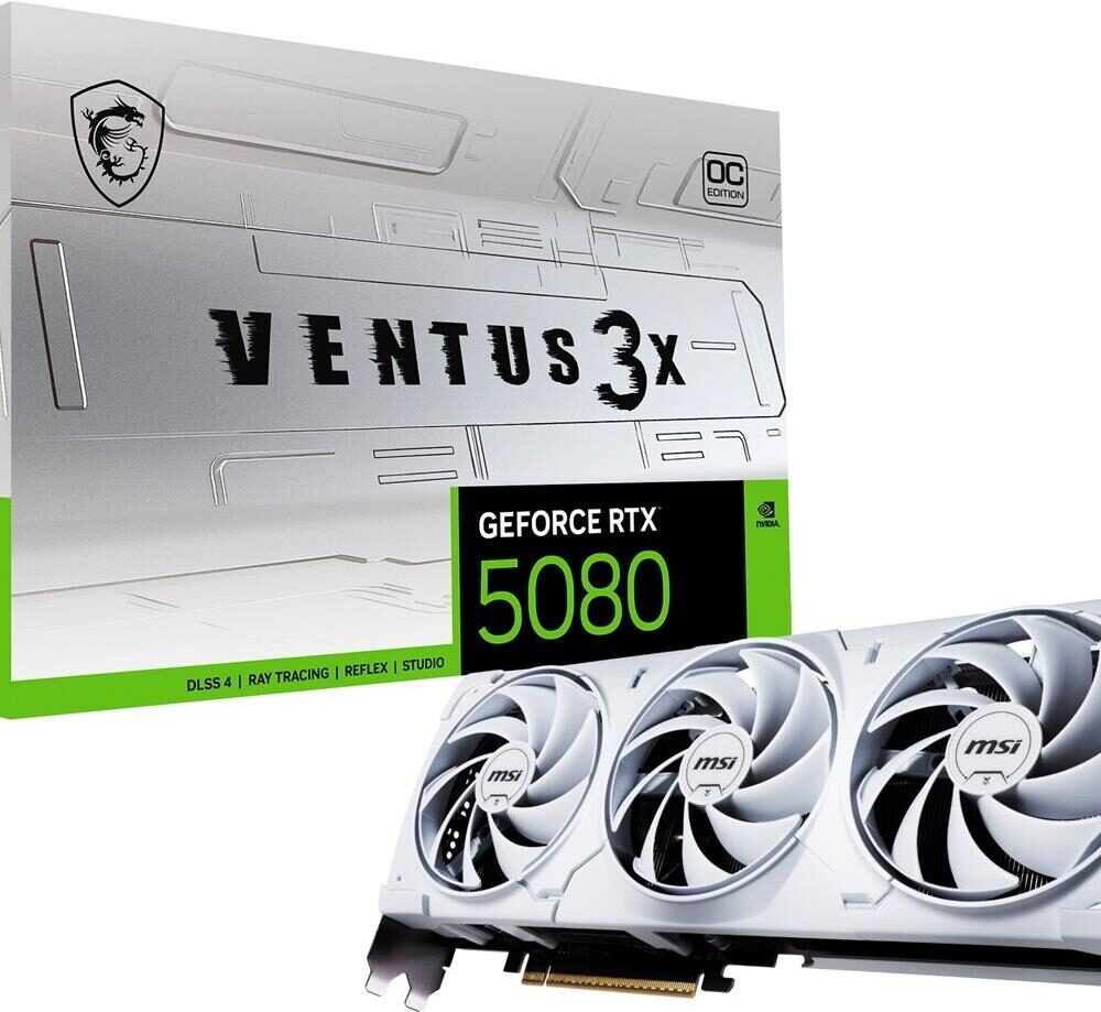 MSI GeForce RTX 5080 16G VENTUS 3X OC - Grafikkarten (V531-062R)