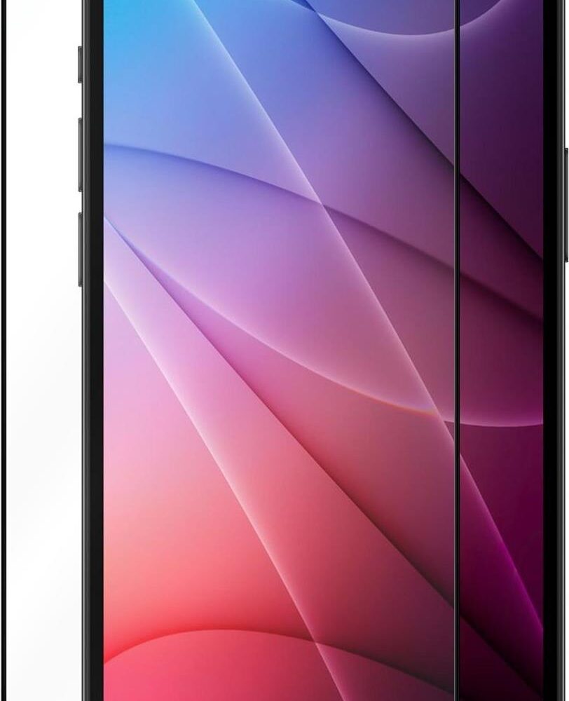 eSTUFF Titan Shield - Bildschirmschutz für Handy - Bulk, vollflächig - Glas - Rahmenfarbe schwarz (Packung mit 50) - für Apple iPhone 13, 13 Pro, 14 (ES501351-50BULK)