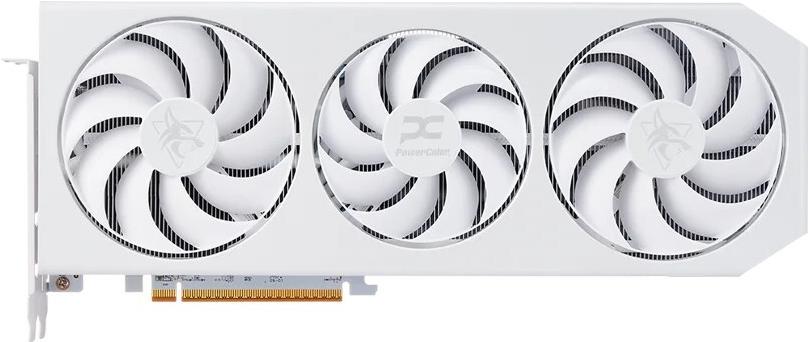 PowerColor Hellhound Radeon RX 9070 XT Spectral White AMD 16 GB GDDR6 (RX9070XT 16G-L/OC/WHITE)