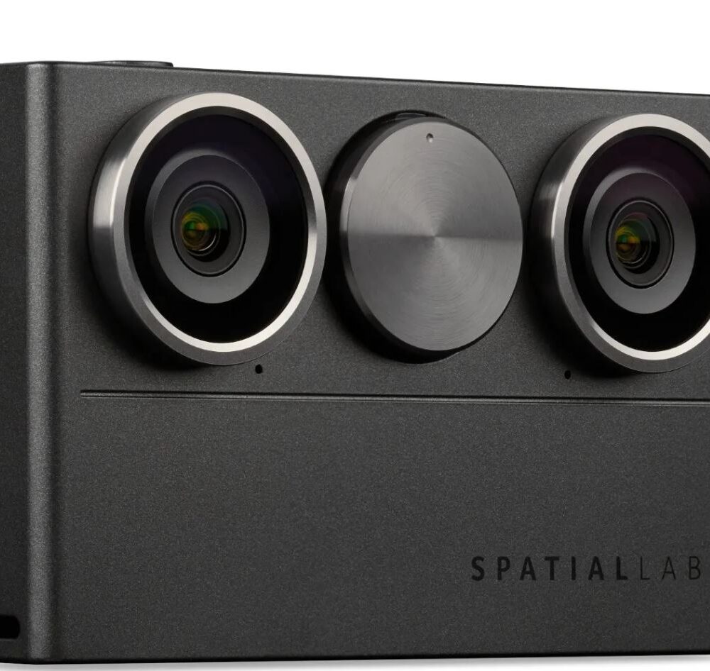 Acer SpatialLabs Eyes - 3D-Kamera - 8MP pro Auge, integrierter Selfie-Spiegel und wetterfestes Design für atemberaubende 3D-Bilder + Live-3D-Streaming auf YouTube und beeindruckende 3D-Videoanrufe auf Teams, Zoom und Google Meet (FF.R2BAA.001)