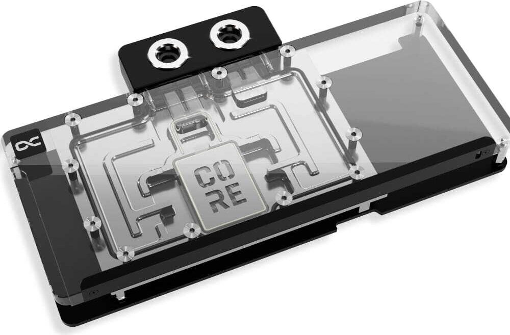 Alphacool Core RX 9070 XT Mercury transparent/chrom inkl. Backplate (10289)