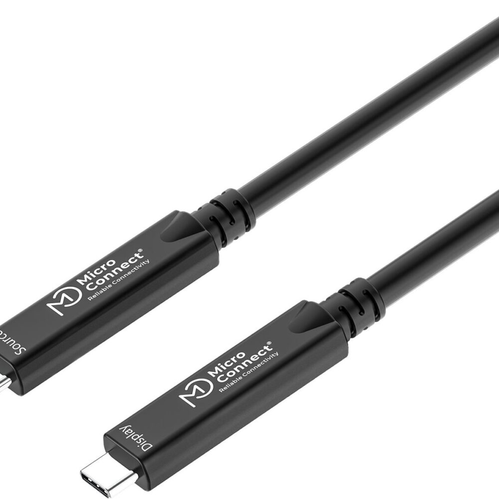 MicroConnect Premium Optic Fiber USB-C 3.2 Gen2x1 Bidirectional Cable - Kabel - Digital/Daten (MC-USB3.2CC15-8K-OP)