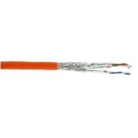 INLINE - Bulkkabel - 300 m - SFTP, PiMF -Cat.7a Rohkabel - halogenfrei - orange
