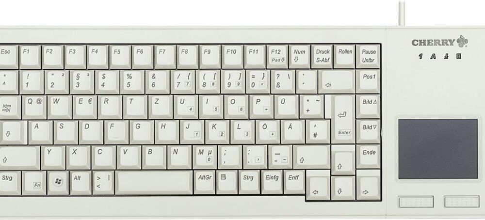 CHERRY XS Touchpad Keyboard USB grey corded (DE) (G84-5500LUMDE-0)