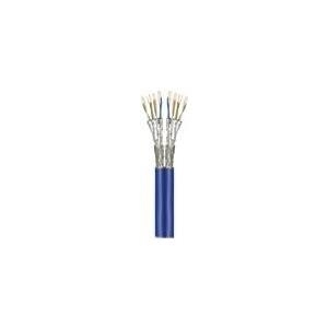 Wentronic GoobayCat.7 RohkabelA+ Duplex-Netzwerkkabel, S/FTP (PiMF), Blau, 100 m - CU, AWG 22/1 (solid), LSZH (91896)