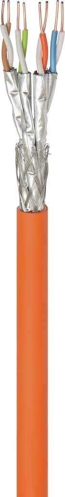 Wentronic GoobayCat.7 RohkabelA Netzwerkkabel, S/FTP (PiMF), Orange, 500 m - CU, AWG 23/1 (solid), LSZH (91890)