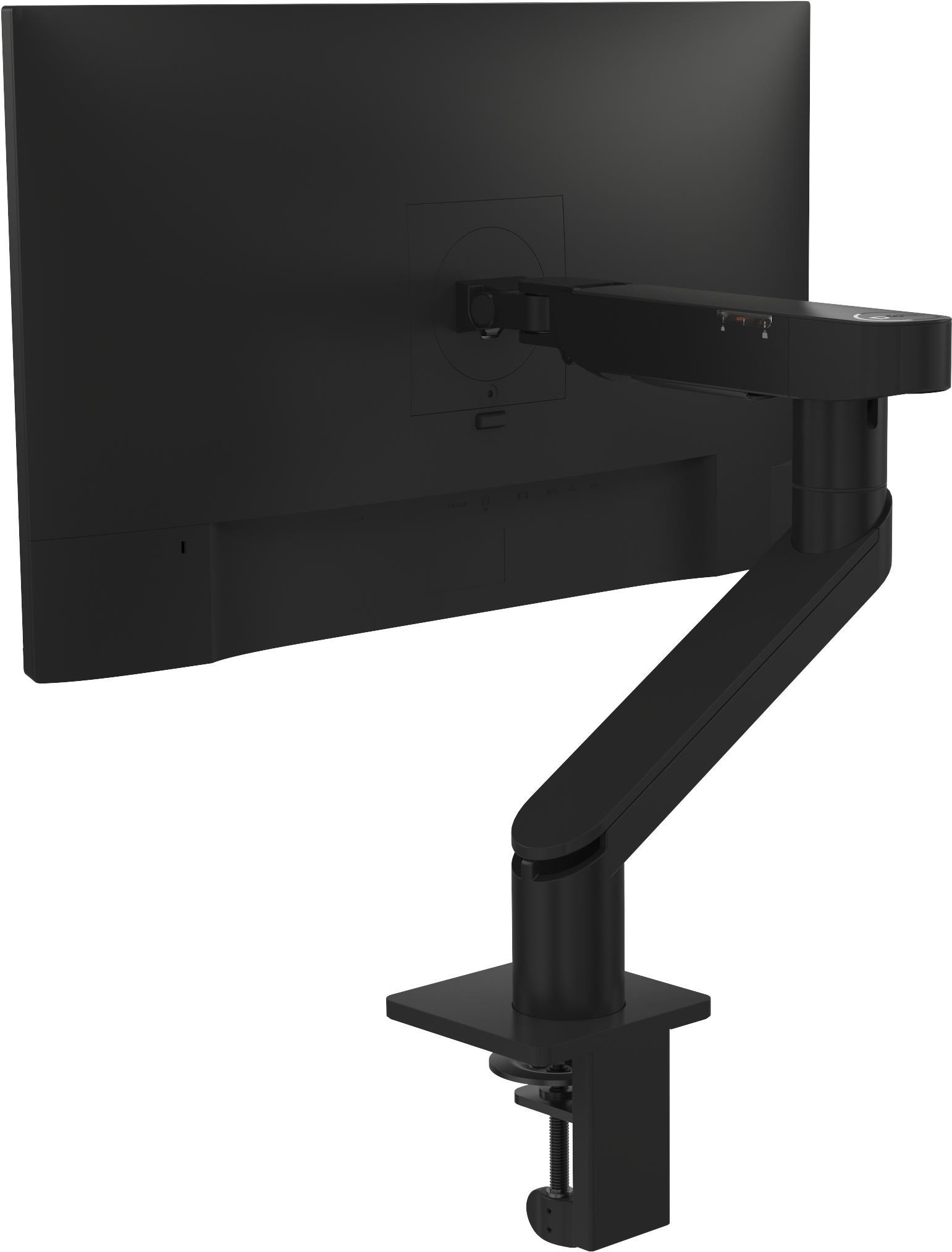 Dell Single Monitor Arm - MSA20 - Tischhalterung für LCD-Display (einstellbarer Arm) - Schwarz - Bildschirmgröße: 48,3-96,5 cm (19"-38") - Montageschnittstelle: 100 x 100 mm (DELL-MSA20)