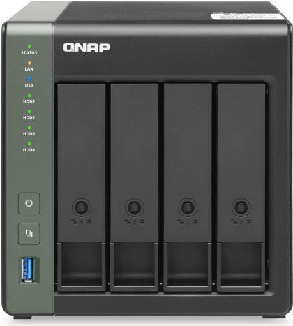 QNAP TS-431X3 - NAS-Server - 4 Schächte - SATA 6Gb/s - RAID 0, 1, 5, 6, 10, JBOD, 5 Hot Spare, 6 Hot Spare, 10-Hot-Spare - RAM 4 GB - Gigabit Ethernet / 2.5 Gigabit Ethernet / 10 Gigabit Ethernet - i
