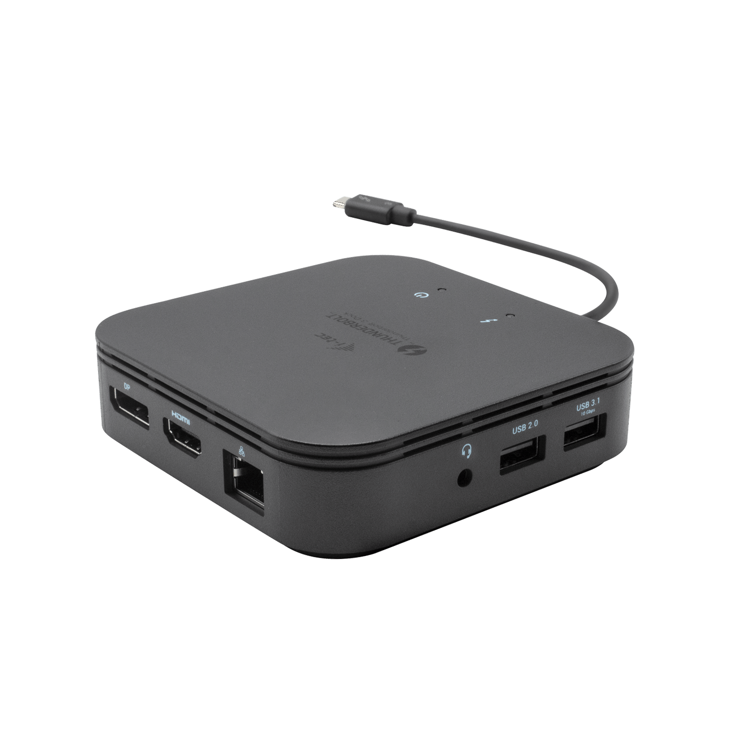 I-TEC Thunderbolt 3 Travel Dock - Dual 4K Display - 1x DP - 1x HDMI - 1x GLAN - 1x USB 3.1 Gen2 - 1x USB 2.0 - 1x Audio/Mic Jack - 1x 60W USB-C Power Delievery - kein Netzteil enthalten (TB3TRAVELDOCKPD)