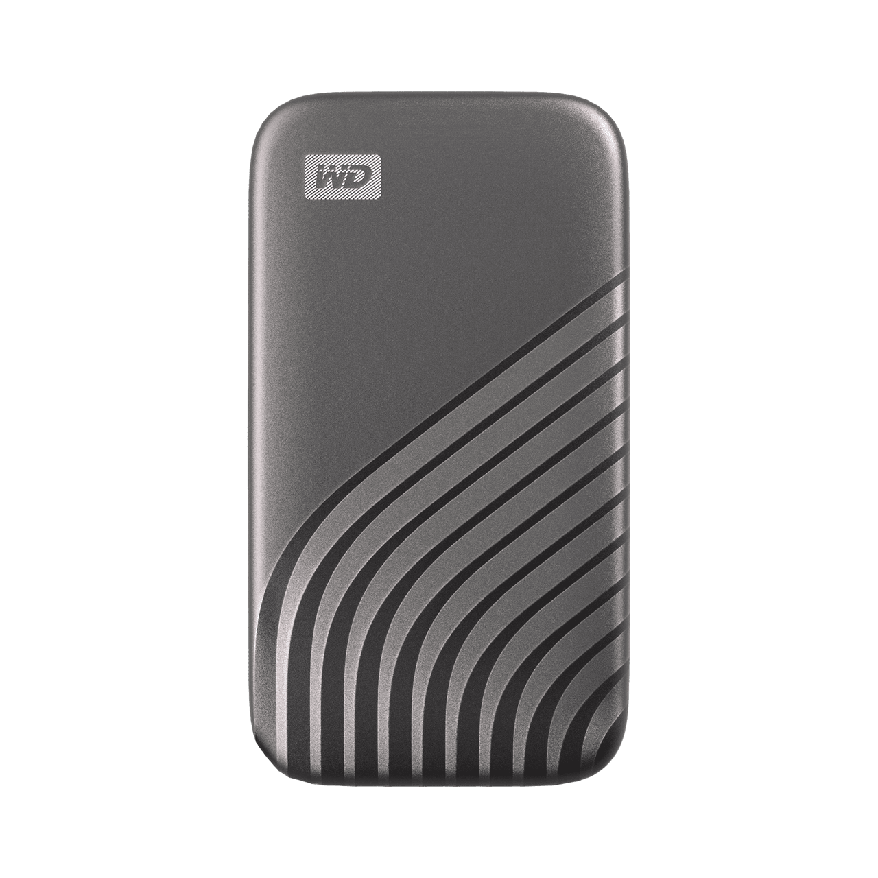 WD My Passport SSD WDBAGF0040BGY - SSD - verschlüsselt - 4 TB - extern (tragbar) - USB 3.2 Gen 2 (USB-C Steckverbinder) - 256-Bit-AES - Grau