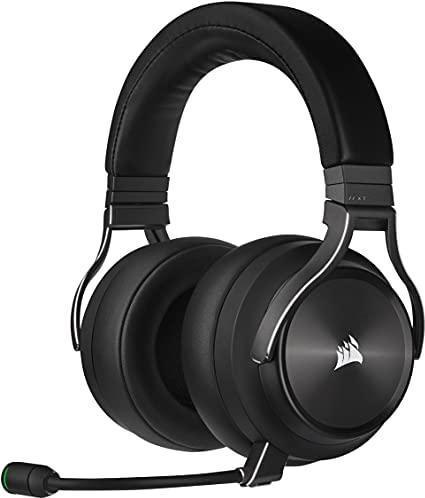 CORSAIR Gaming VIRTUOSO RGB XT - Headset - ohrumschließend - Bluetooth / 2,4 GHz Funkfrequenz - kabellos, kabelgebunden - USB, 3,5 mm Stecker - Slate