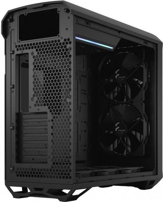 Fractal Design Torrent - Tower - E-ATX - Seitenteil mit Fenster (gehärtetes Glas) - keine Spannungsversorgung (ATX) - Schwarz - USB/Audio (FD-C-TOR1A-01)