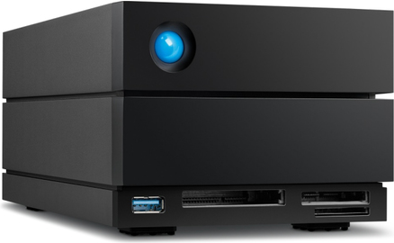 LaCie 2big Dock STLG20000400 - Festplatten-Array - 20TB - 2 Schächte (SATA-600) - HDD 10TB x 2 - Thunderbolt 3, USB 3,2 Gen 2 (extern) - mit 5 Jahre Servicevertrag für Datenwiederherstellung (STLG200
