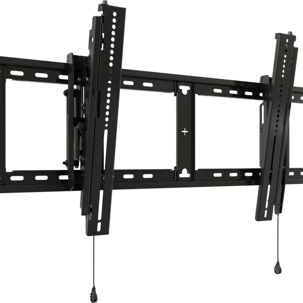 Chief FIT Series - Befestigungskit (Wandmontage, Ständer) - erweiterte Neigung - für LCD-Display - Querformat - Schwarz - Bildschirmgröße: 109.2-215.9 cm (43"-85") - für P/N: CSMP9X12, CSSMP15X10, PA