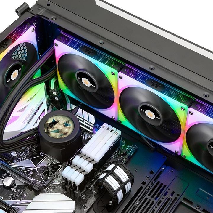 Thermaltake TT Toughliquid Ultra 420 Computergehäuse All-in-One-Flüssigkeitskühler Schwarz (CL-W370-PL14SW-A)