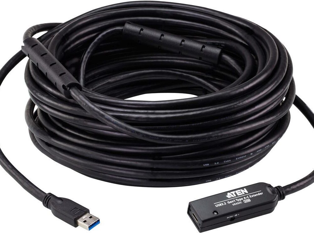 ATEN UE332C - USB-Verlängerungskabel - USB (M) zu 24 pin USB-C (W) - USB 3.2 Gen 1 - 20 m